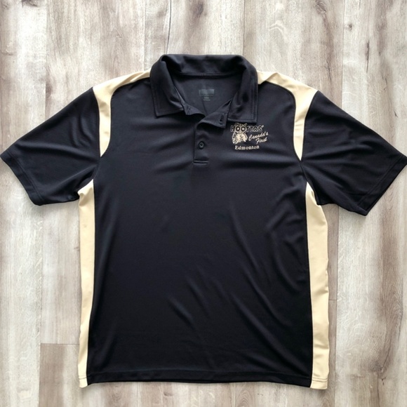 Hooters, Edmonton, Vintage, Mens Polo, Golf Shirt, Embroidered Logo, Size L - Picture 3 of 8